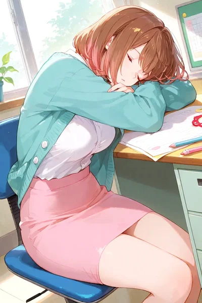Sleepy after Teaching  - College Teacher