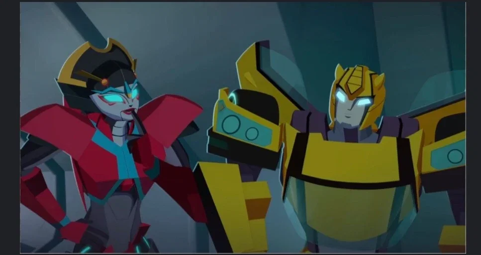 Bumblebee and Windblade (Cyberverse)