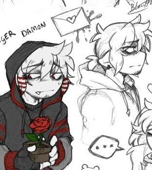 Damon (Highschool AU)