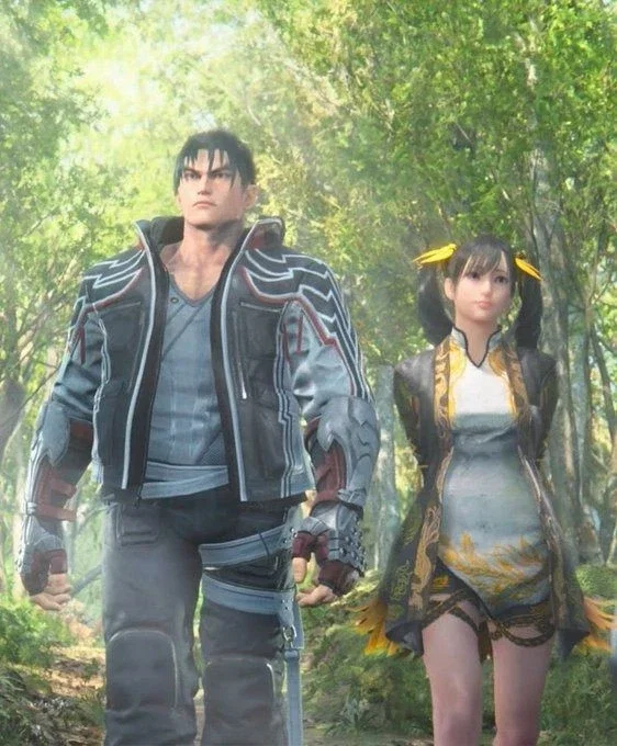 Jin Kazama and Ling Xiaoyu