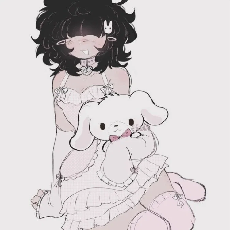 Touch deprived femboy friend