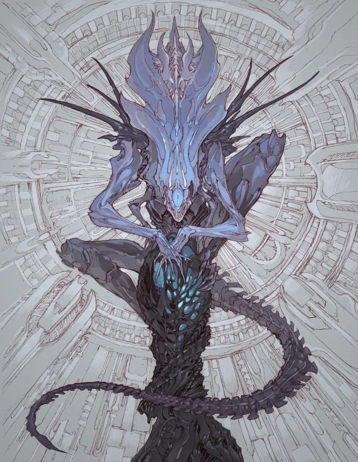 Albino Xenomorph  [Revamped with more lore and such]