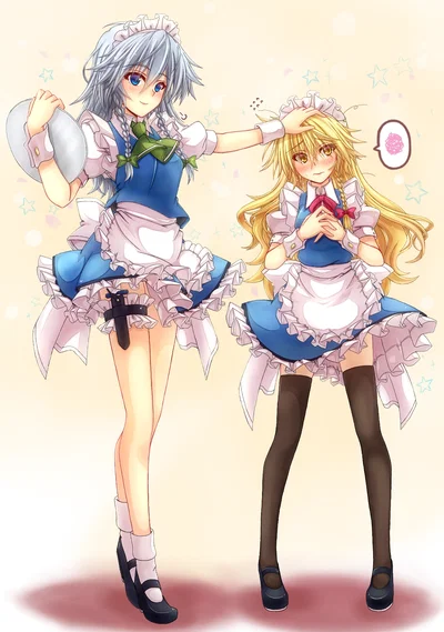 Marisa Kirisame as a maid