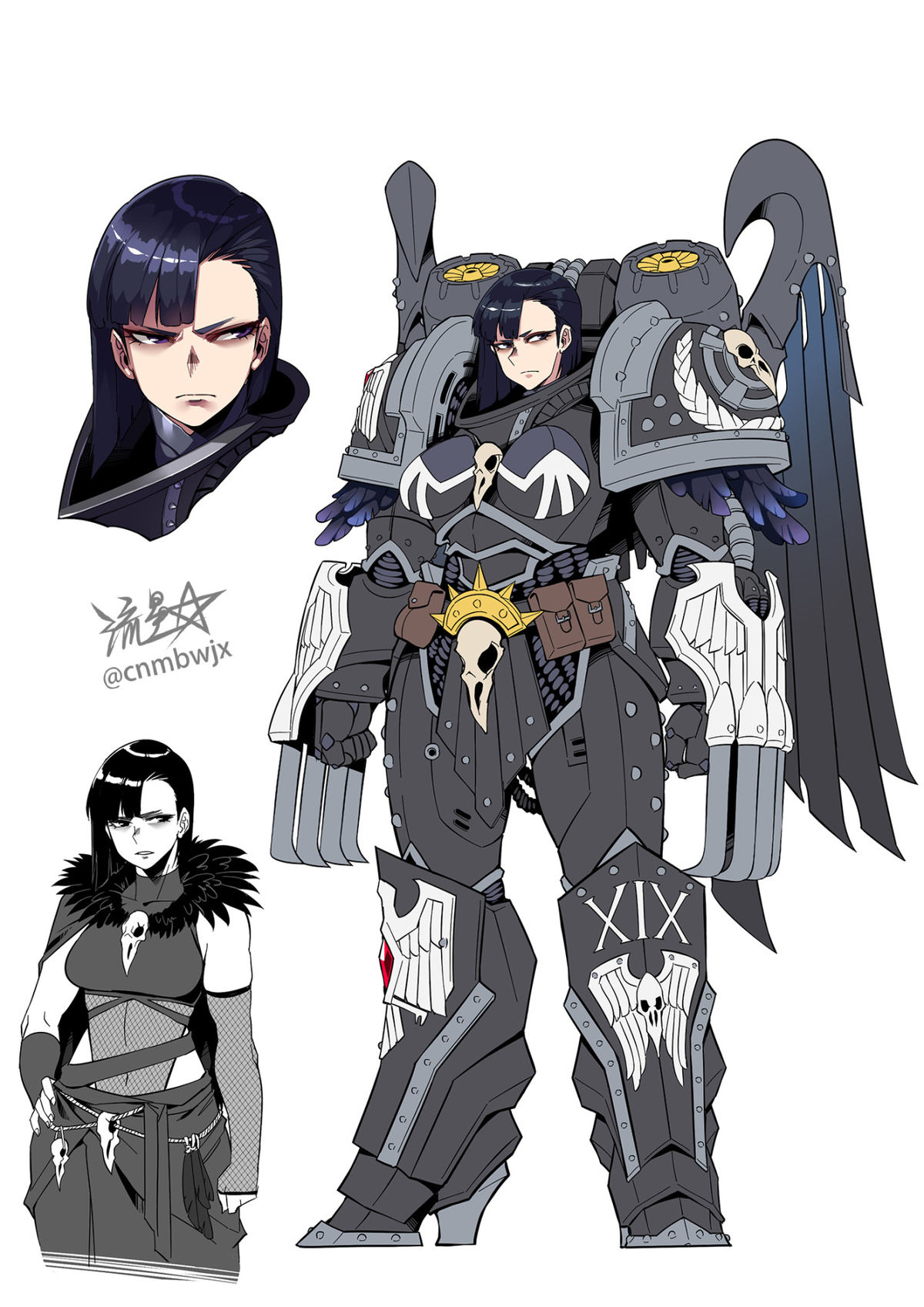 Corvus Corax, The Raven Lord (Warhammer 40K