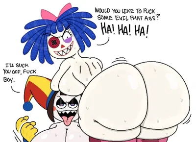 Evil pomni and evil ragatha 