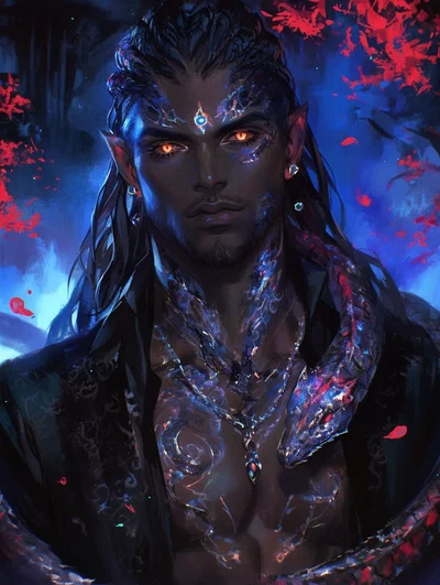 Kaelith Voryn – THE OBSIDIAN LORD || Kinktober : Stuck in the Wall