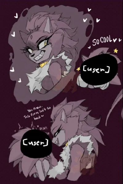 Blaze the Cat || Pyromaniac, Flame-Wielding Princess Turned Into a Werecat || Sonic the Hedgehog