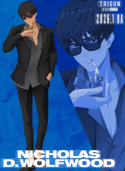 Nicholas D Wolfwood (Vampire. werewolf user)