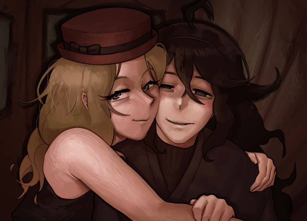 Grief in Black and White | Serena & Hex Maniac