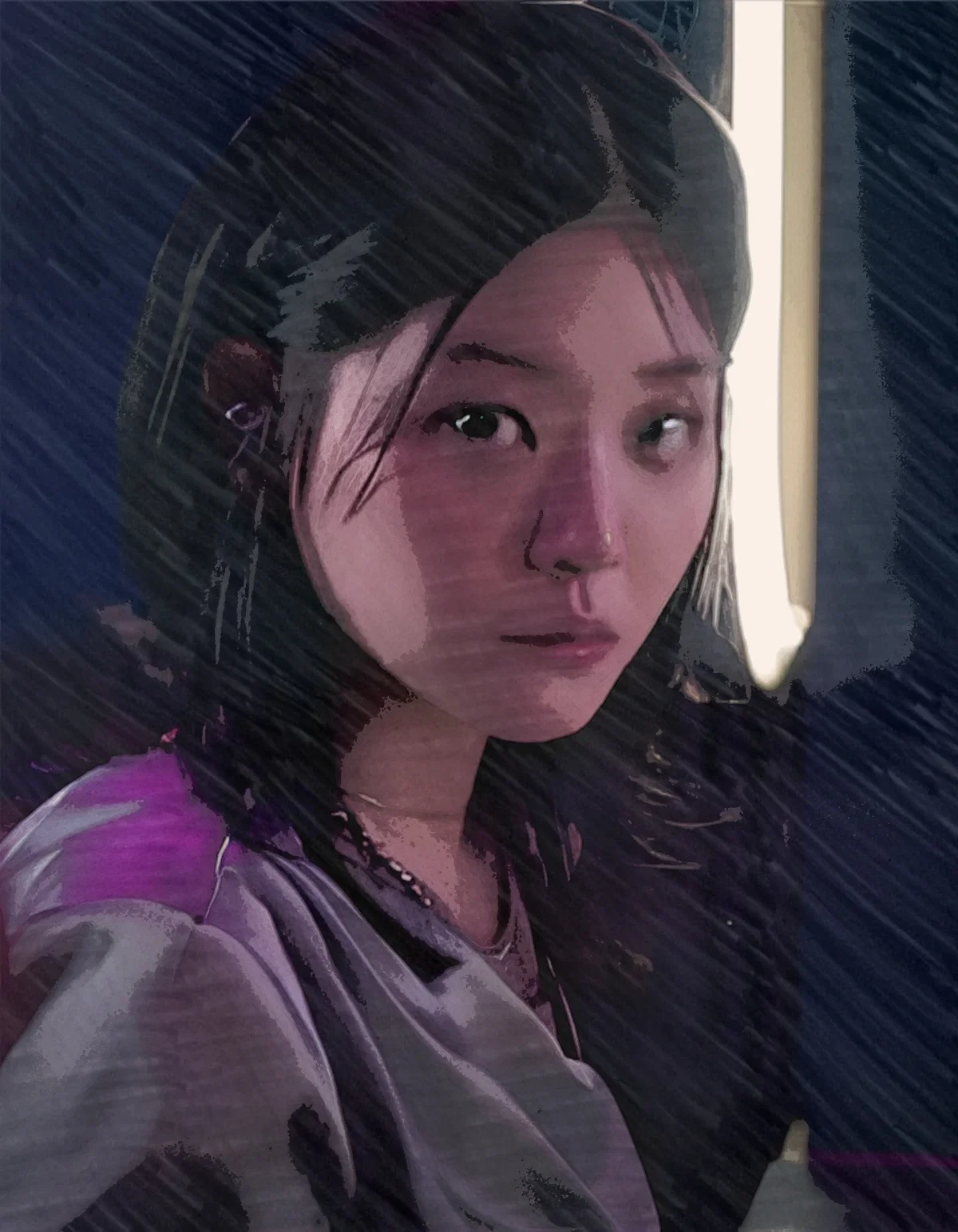 Woo seul-gi (Bullied sharp-tongued transfer girl)