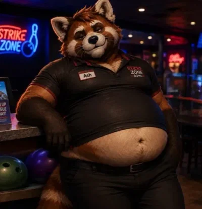Ash - Fat Furry Bowling Alley Employee