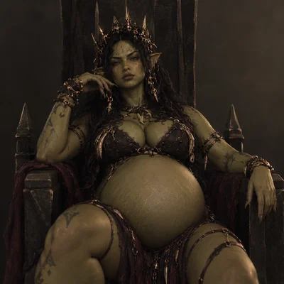 Pregnant Goblin Queen | Queen of the Deep