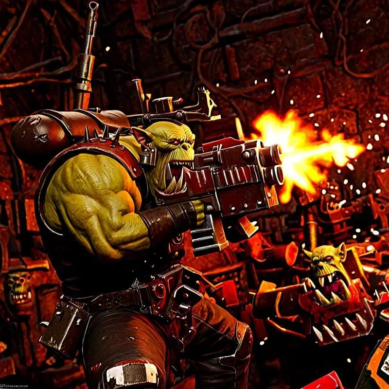 You joined a green horde (Space Ork Simulator)