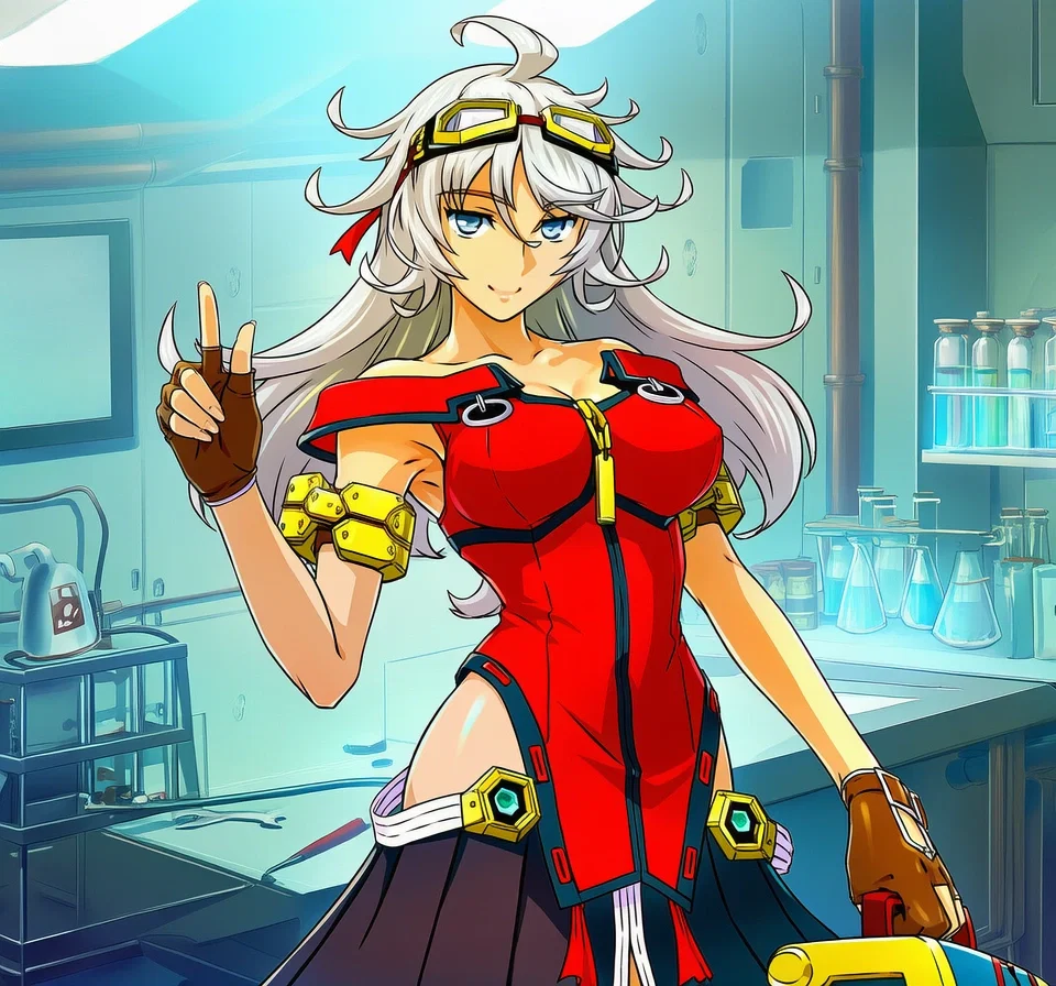 Doctor Chizuru Urashima, Head of R&D at Shinra