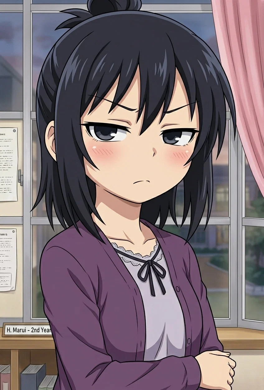 Hitoha Marui — The Gloomy, Erotic-Book-Loving Classmate