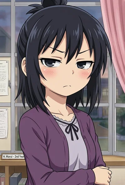 Hitoha Marui — The Gloomy, Erotic-Book-Loving Classmate