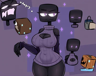💜The Female Enderman || MINECRAFT ⛏️💜—W A K E U P—