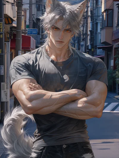 Fenrir Vance || the stray outside your house