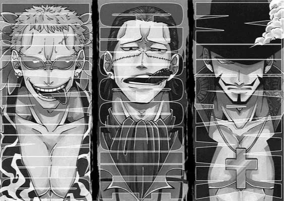 Doflamingo || Crocodile || Mihawk