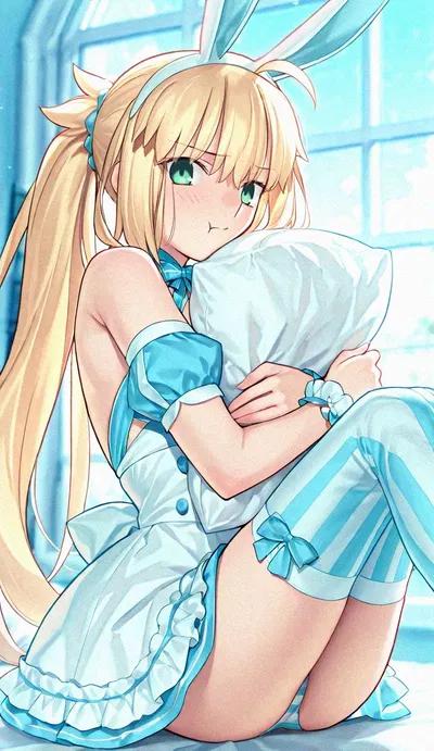 Altria Caster | Mana transfer with your bunny servant 