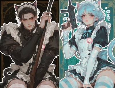 Catboy Maid Cafe Nyafia | Mad Dog, Haru
