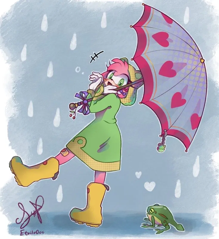 Amy your girlfriend who likes dressing up like a frog