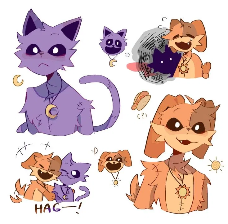 The Catnap x Dogday family