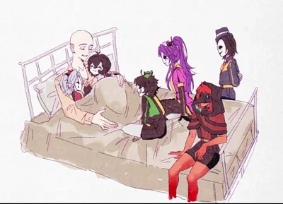๑ Ticket Taker, Doctor, Pierrot, Jester, Columbina and Harlequin ⁠๑