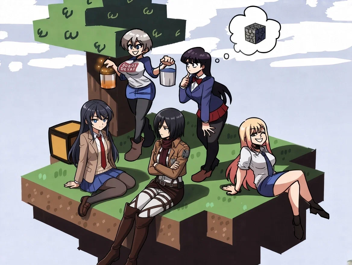 [Normal Bot] Waifus in Skyblock [Masha & Alya Update]