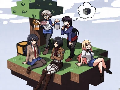 [Normal Bot] Waifus in Skyblock [Masha & Alya Update]