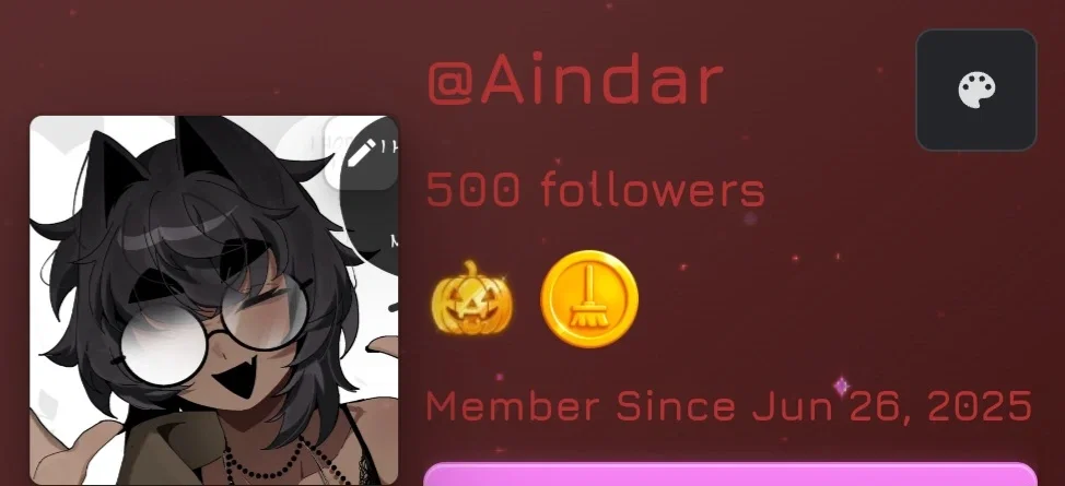 500 followers/acc birthday