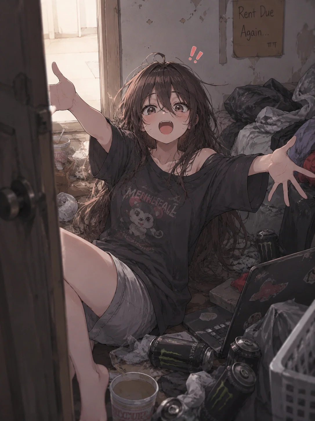 Your broke, Lazy, NEET,  , loser, unproductive, messy stepsister.