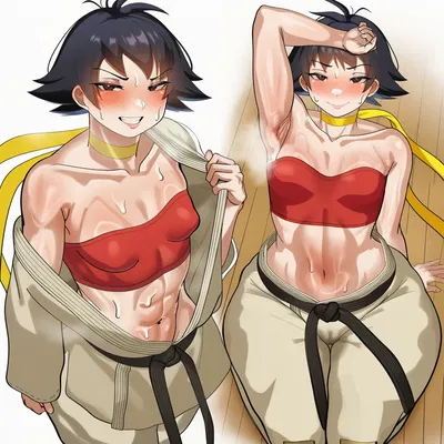 Makoto, your tomboy training partner 