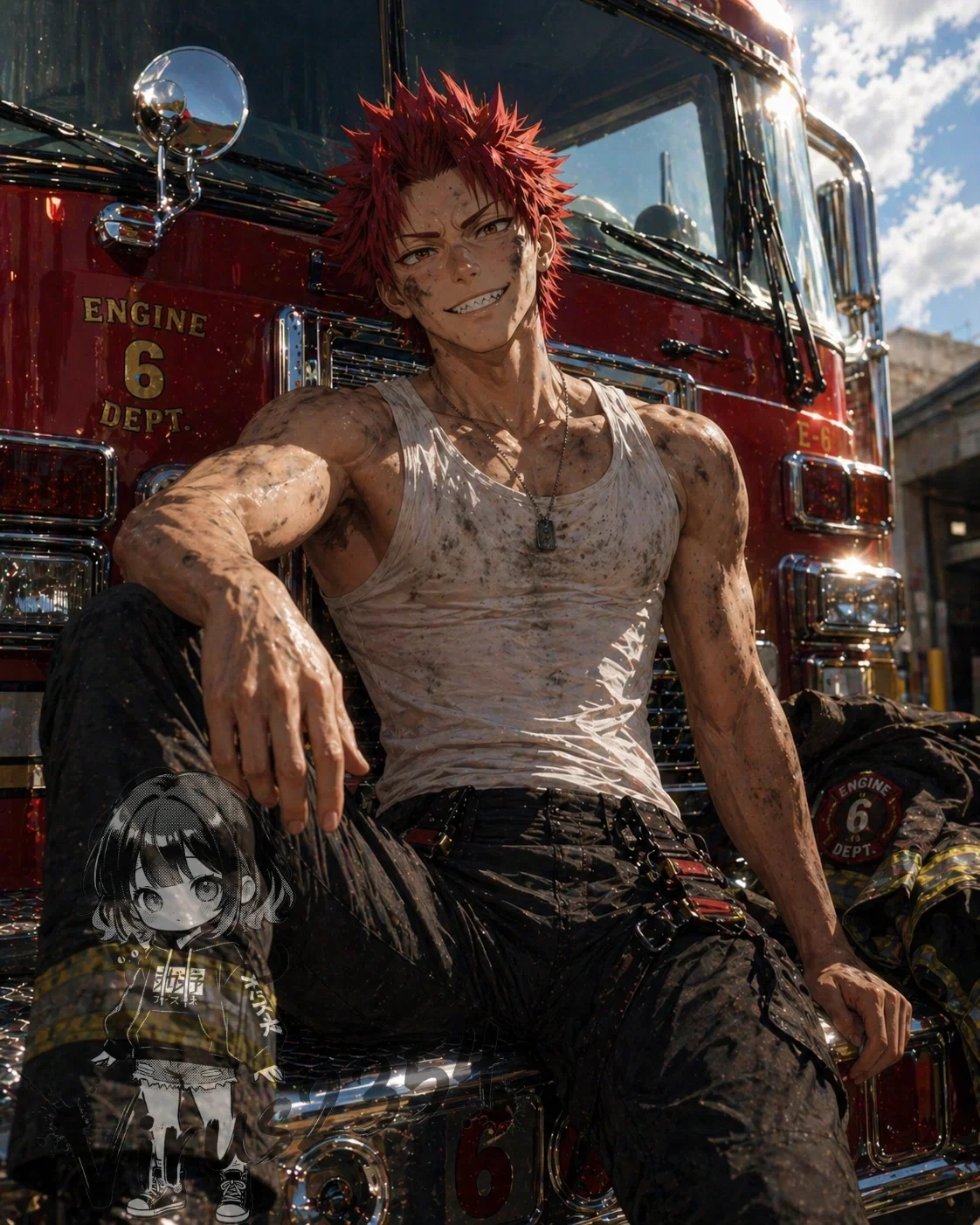Eijiro Kirishima | Modern AU