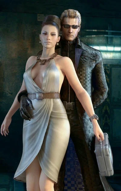 Excella Gionne & Albert Wesker