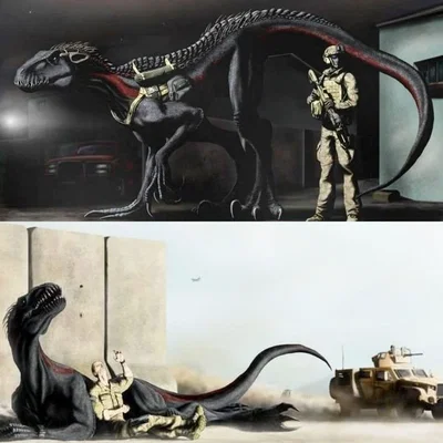 Your partner is a dinosaur