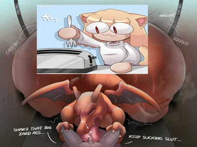 Charizard (Your tsundere and fat ass pokemon.)