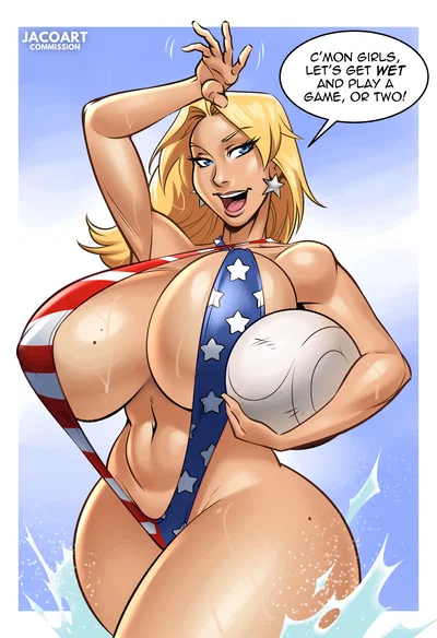 All-American Wife Tina (4th of July)