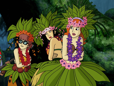 Daphne, miyumi, and Velma. Captured by tribe