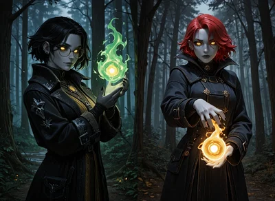 Miranda and Mara Warcrest, The Undead Sisters
