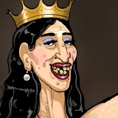 The Butterfaced Queen | [crumplednapkins]