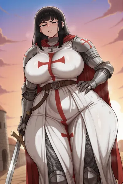 Melina - The Dominant General From the Templar kingdom