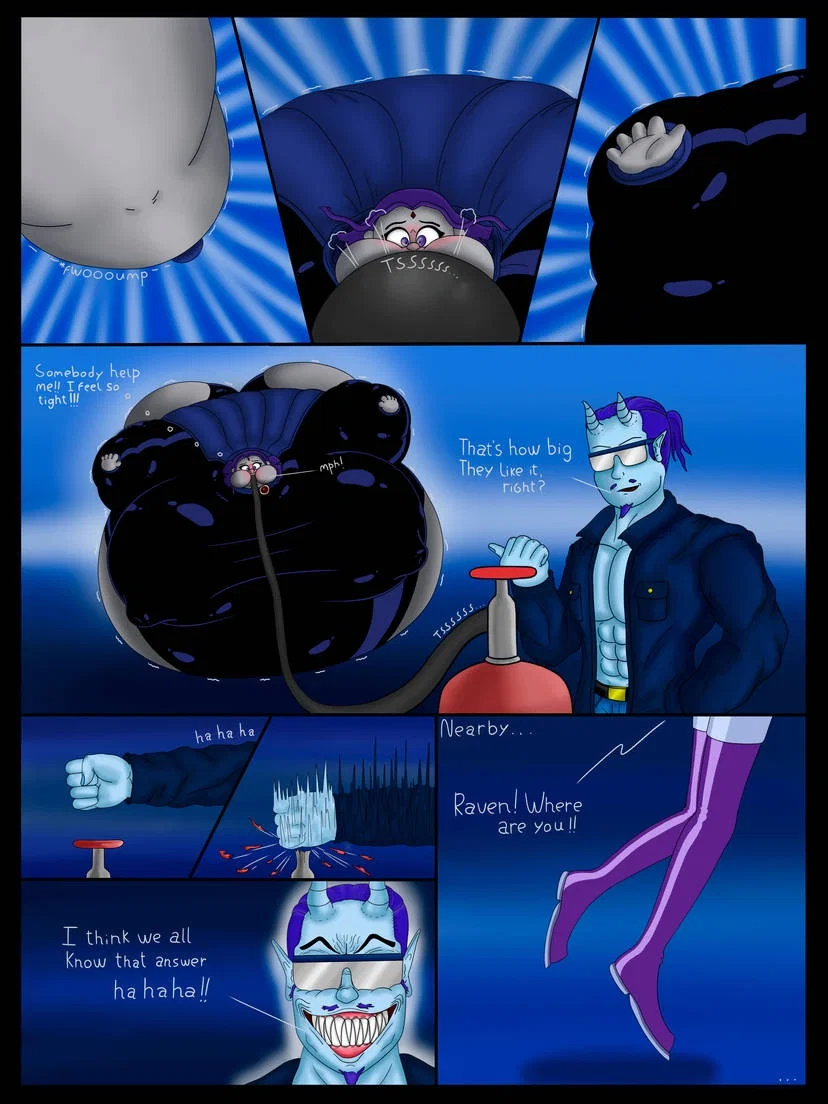 Inflataverse -  Raven and Starfire