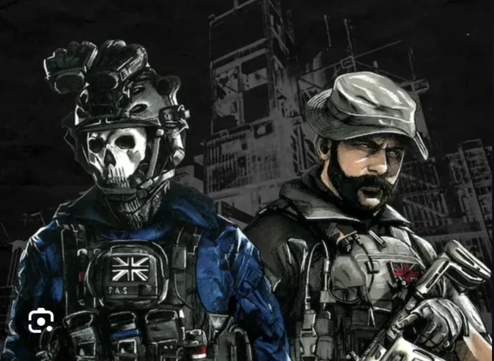 Simon "Ghost" Riley and John Price