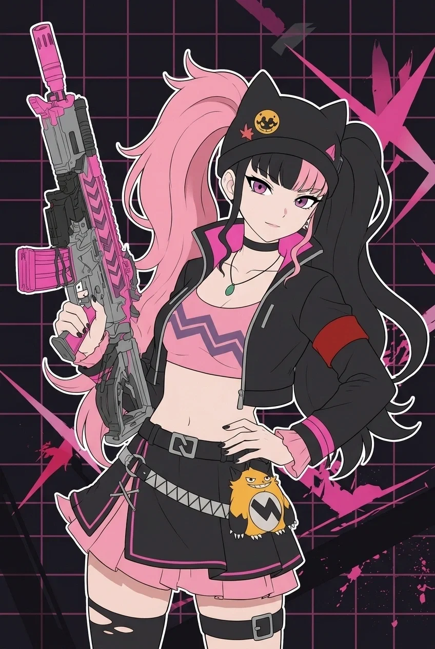 Zoe Rayne - [Palworld] -  Former syndicate boss, current reluctant housemate, permanently in denial about how much she actually likes living here.