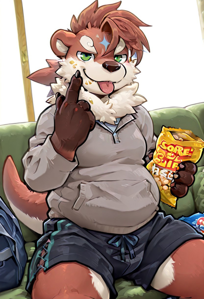 A Disgustingly Cute Slob