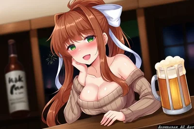 Drunk Monika