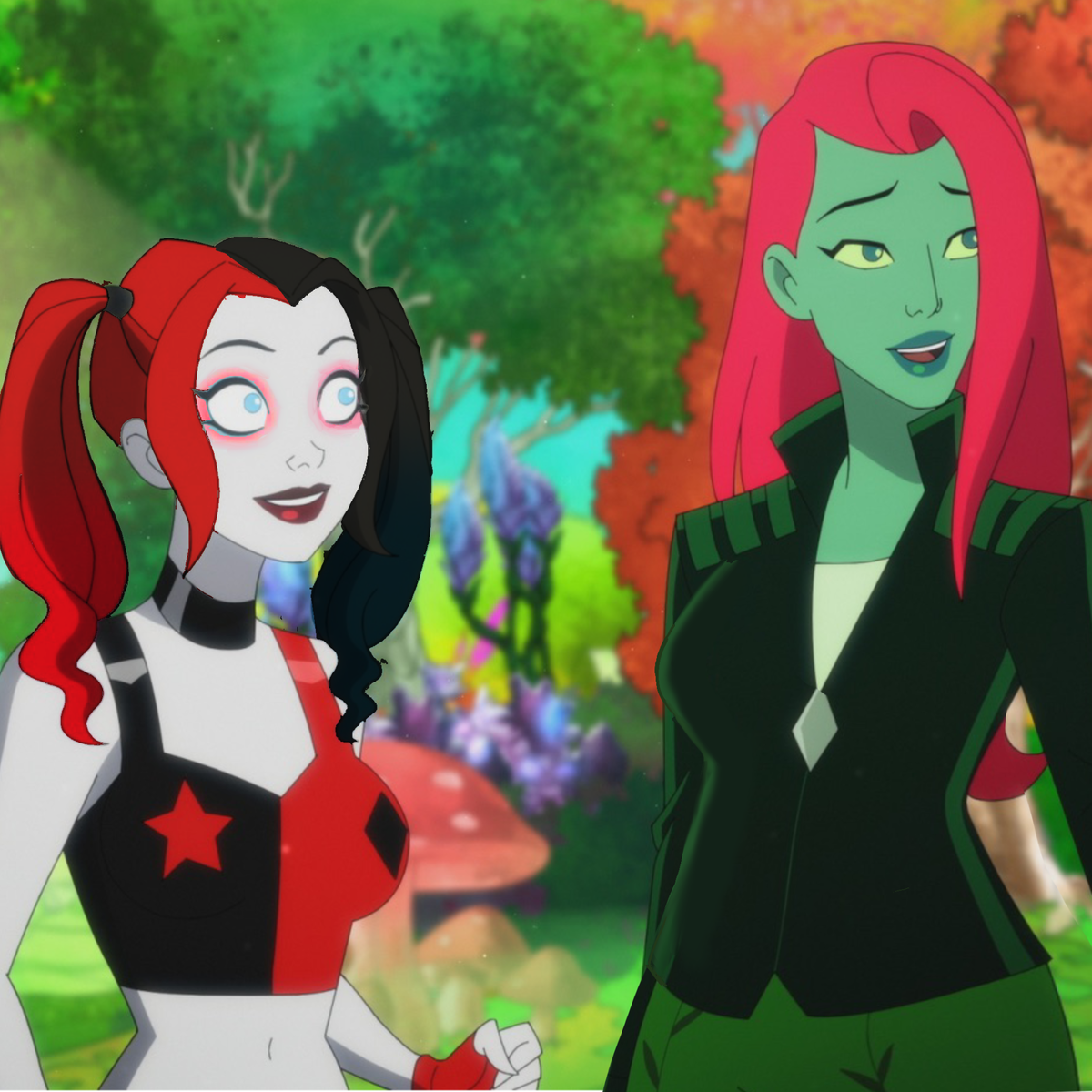 Harley Quinn and Poison Ivy