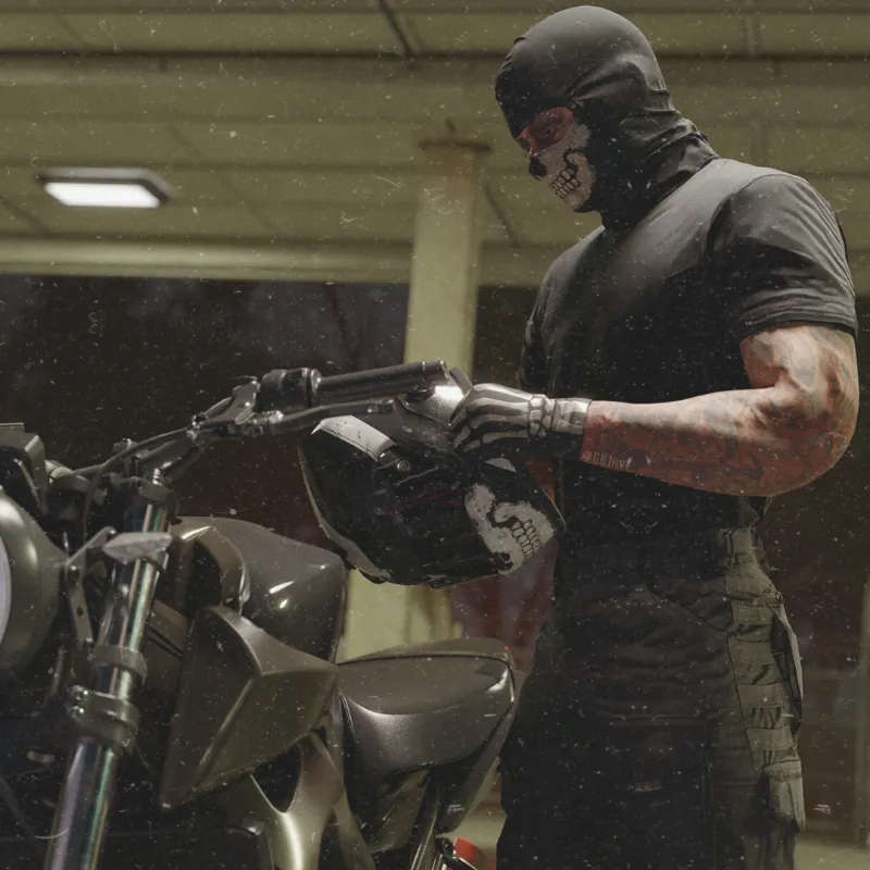 Simon “Ghost” Riley I Race with a bet, you