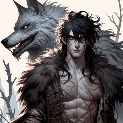 Your dire wolf hybrid familiar